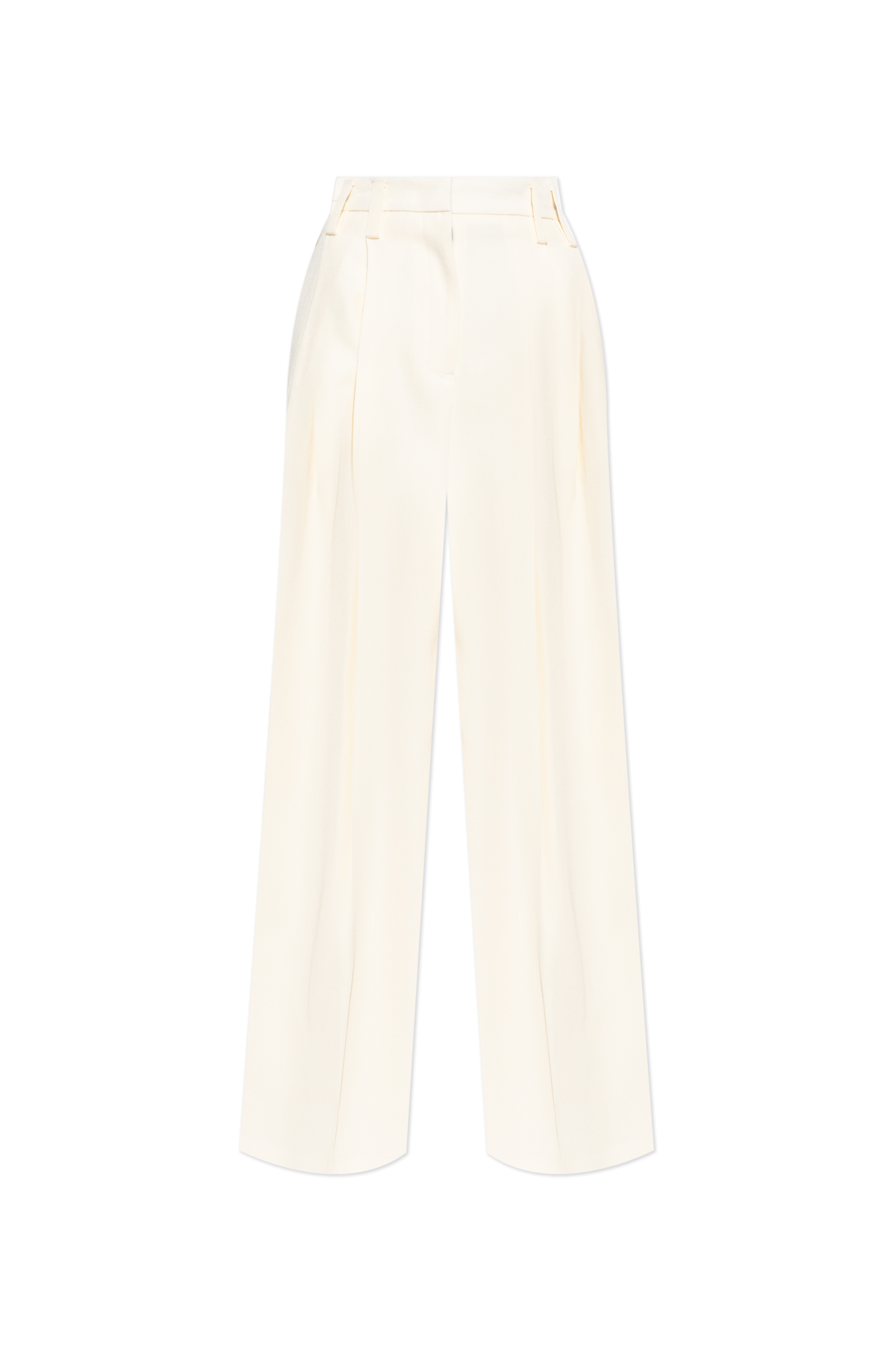 パンツ JIL SANDER Ivory Viscose Blend Pant Jil Sander Ivory Cotton Pants | italist
